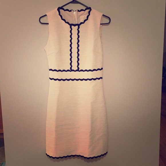 Kate Spade Scallop Tweed Dress 